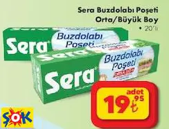 SERA BUZDOLABI POŞETİ 20'Lİ SERA BUZDOLABI POŞETİ 20'Lİ